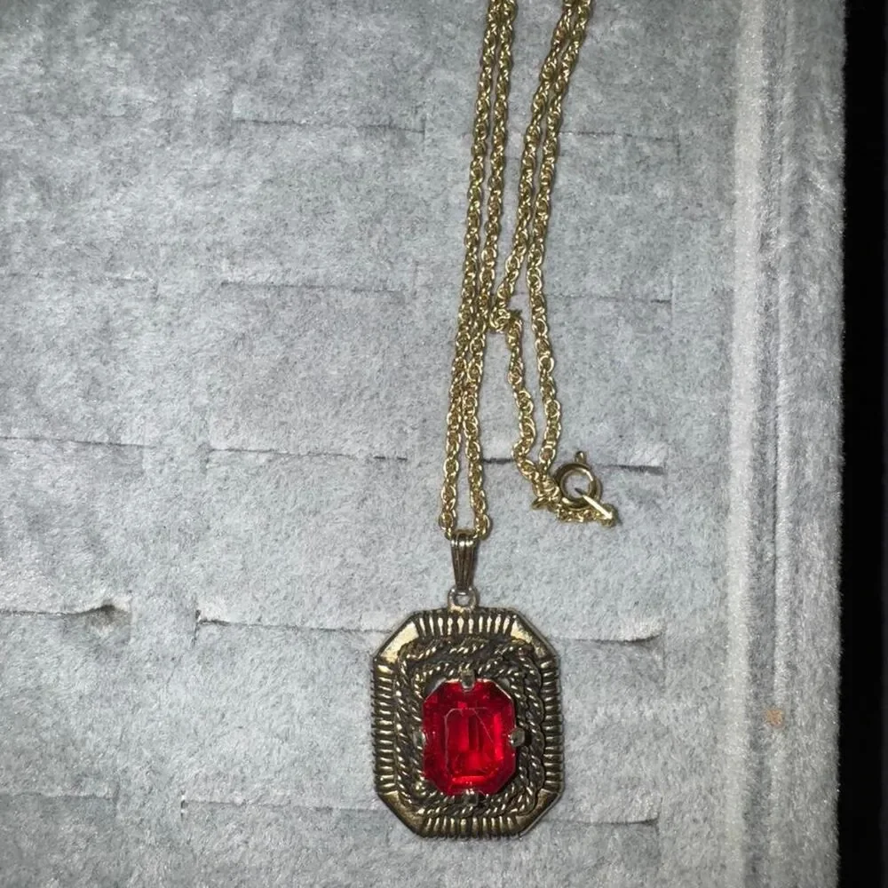 Unbranded Women's Gold and Red Jewellery